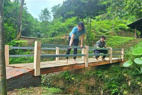 START To FINISH. Together, we completed the second wooden bridge to cope with the flood