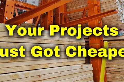 Lumber Bubble Burst! Why Your DIY Projects Just Got Cheaper.