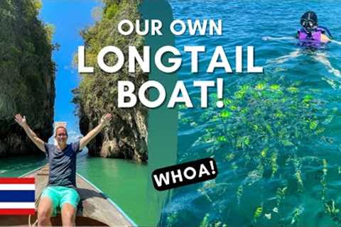 KRABI ISLAND HOPPING on a PRIVATE BOAT 🇹🇭 (Worth it?)