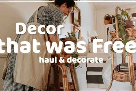 Finding FRUGAL &amp; FREE Home Decor and Decorating With It!
