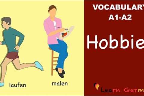 Learn German Vocabulary - Hobbies in German (Hobbys)