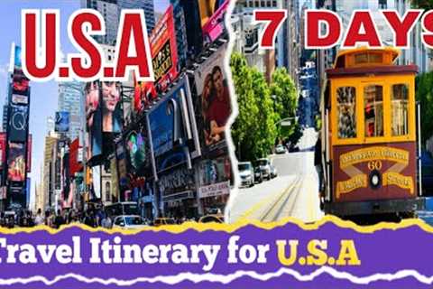 travel itinerary for USA | usa itinerary | usa  trip itinerary | america travel itinerary