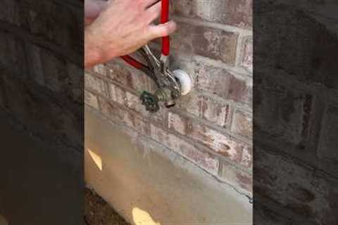 5 Minute Hose Bib Replacement #plumbing #shorts