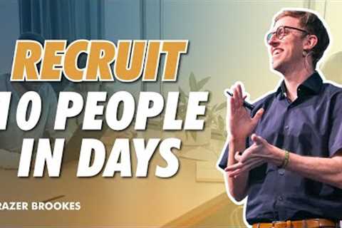 Network Marketing Recruiting – How To Recruit 10 People In 10 Days