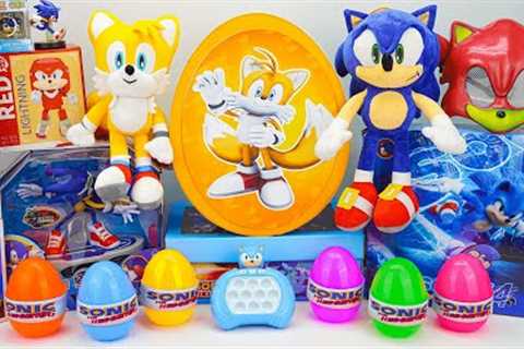 Sonic The Hedgehog Toys Unboxing ASMR | Easter Sonic Eggs Surprise, Giant Tails Eggs, Sonic Rider RC
