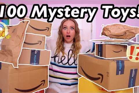 I *BLINDLY* Ordered 100 Mystery Toys from Amazon!!😱🎁⁉️ (our BEST haul yet?!🫢) | Rhia Official♡