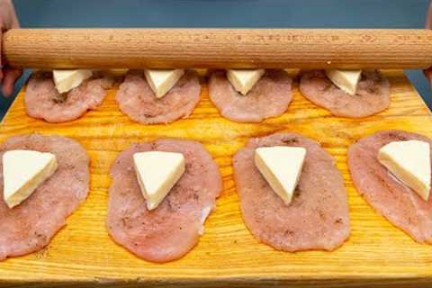 I learned this trick in a French restaurant! The juicy chicken rolls