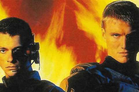 JCVD &amp; Dolph Lundgren staged a fight at Cannes to promote Universal Soldier