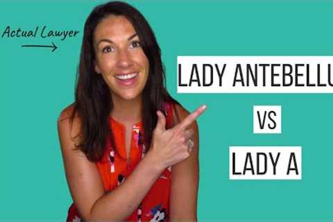 Lady Antebellum Lawsuit vs Lady A Trademarks | A Lawyer Explains