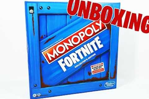 * Monopoly Fortnite Collector's Edition Unboxing *