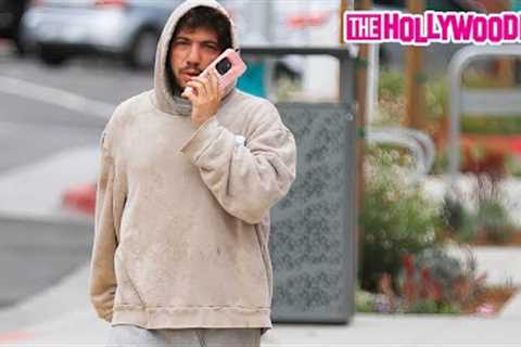 Selena Gomez's Boyfriend Benny Blanco Steps Out For A Morning Walk On Melrose Ave. In West Hollywood
