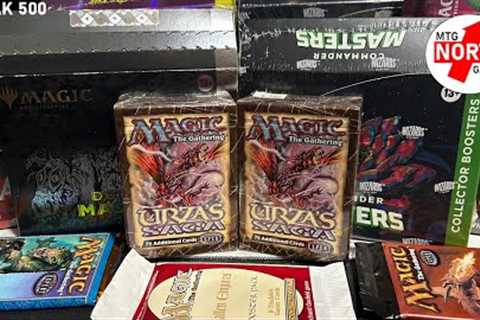 60 MTG Pack CHAOS Break with 2 Urza's Saga Tournament Decks!