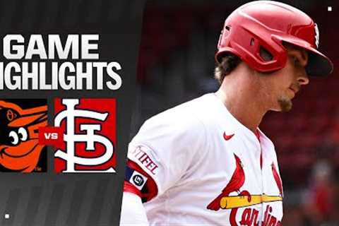 Orioles vs. Cardinals Game Highlights (5/21/24) | MLB Highlights