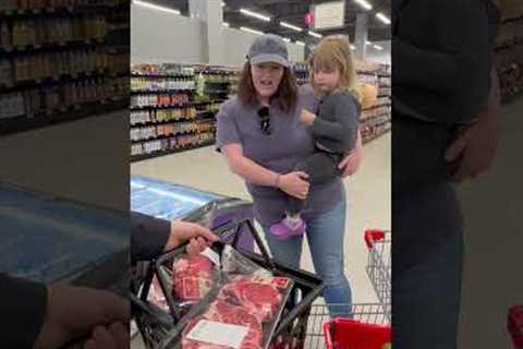 ALL THE BEEF! 🥩 This Was A Really Fun Shopping Spree Shakepaid! #kindness #subscribe #viral