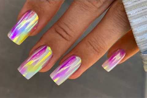 Marina did my Nails! With Color Gels &amp; Dual Forms