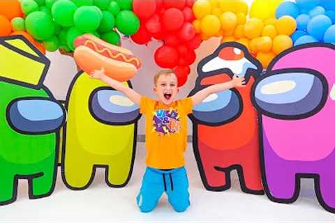 Vlad and his Birthday party Among Us style.