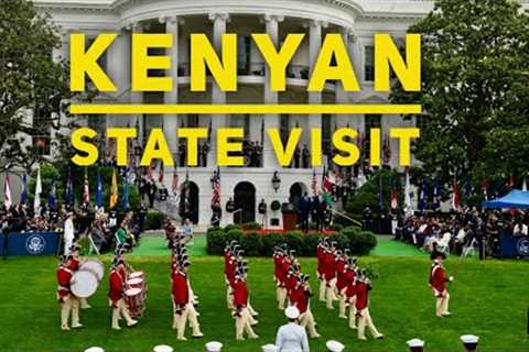State Visit Ceremony for President of Kenya. Behind the Scenes.