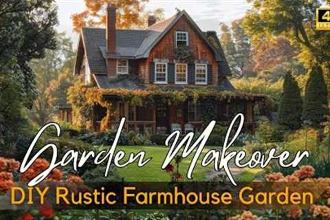 Elevate Your Outdoor Space : DIY Rustic Farmhouse Garden Makeover &amp; Landscape Design