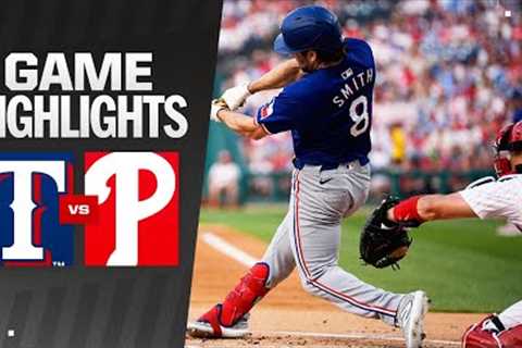 Rangers vs. Phillies Game Highlights (5/22/24) | MLB Highlights