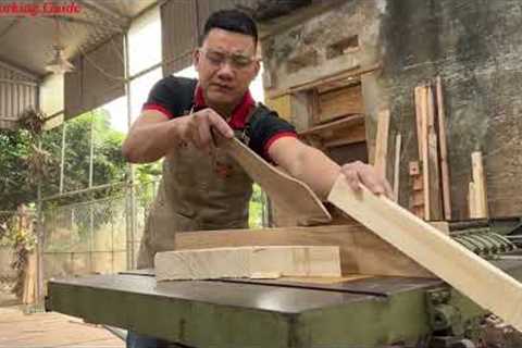 Building a Sleek, Modern, and Convenient Design Using Recycled Timber // Wood Recycling Project
