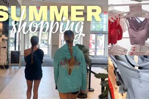 Summer shopping at the mall! Lululemon, Garage, Sephora and more!