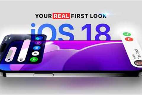 Here's a REAL first look at iOS 18 -- the biggest iPhone update ever.