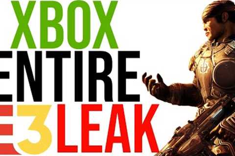 ENTIRE Xbox 2024 Showcase LEAKS | NEW AAA Xbox Games Coming | Xbox &amp; PS5 News