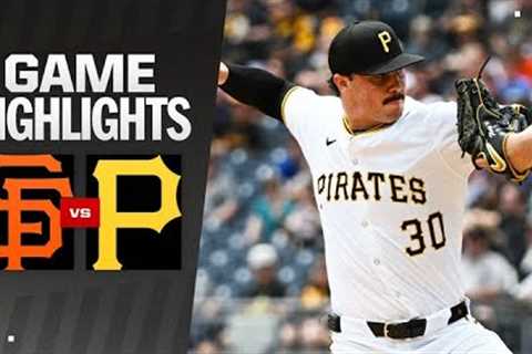 Giants vs. Pirates Game Highlights (5/23/24) | MLB Highlights