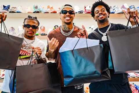 Sneaker Shopping With NFL WR Kendrick Bourne, Tyquan Thornton &amp; Demario Douglas