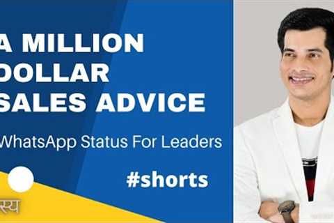 A Million Dollar Sales Advice For Network Marketing Leaders | Direct Selling | ISNM