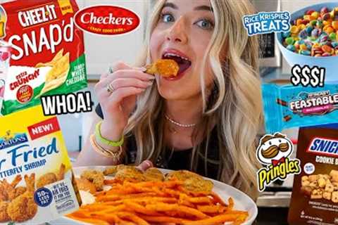 Eating Only NEW IN GROCERY STORE FOODS For 24 Hours!