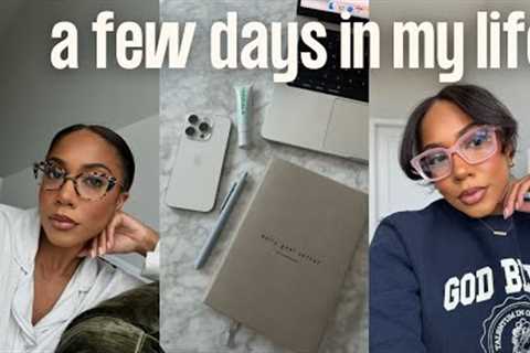 a few days in my life | glasses shopping, makeup chat, rearranging home, &amp; more | Faceovermatter