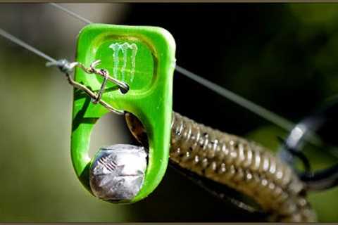 How to make a Bladed Jig with the Monster Energy drink can tab.