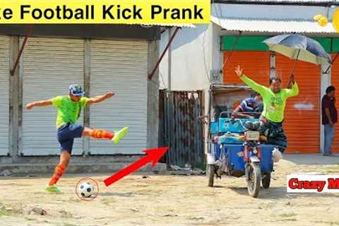 Viral Fake Football Kick PRANK | Awesome Reaction | Try to not Lough | ComicaL TV
