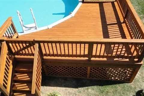 How to Build a Deck around a Pool
