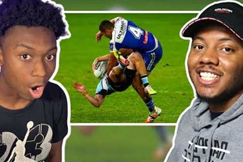 AMERICANS REACT To Big Hits in Rugby League History