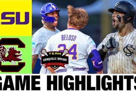 LSU vs South Carolina Highlights [CRAZY GAME] | 2024 SEC Baseball Championships | NCAA Baseball