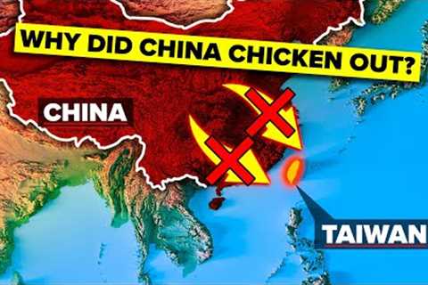 How China Got Too SCARED to Invade Taiwan