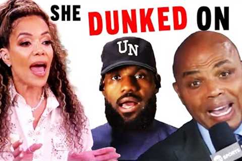 Sunny Hostin Is Dunked On By LeBron James And Charles Barkley