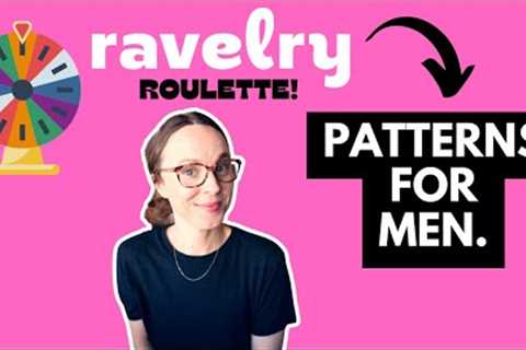 3 Random Knitting Patterns for MEN! #ravelryroulette