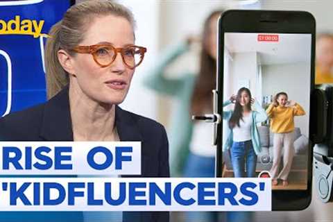 Rise of kids becoming social media 'influencers' | Today Show Australia