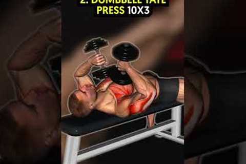 How to grow your arms fast with just dumbbells 💪 #shorts