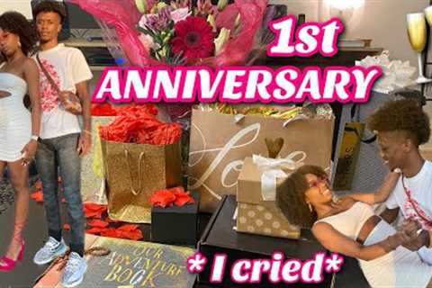 1 YEAR ANNIVERSARY VLOG! | GIFT IDEAS FOR YOUR BOYFRIEND/GIRLFRIEND | *I cried* | Onyx &amp; Maati