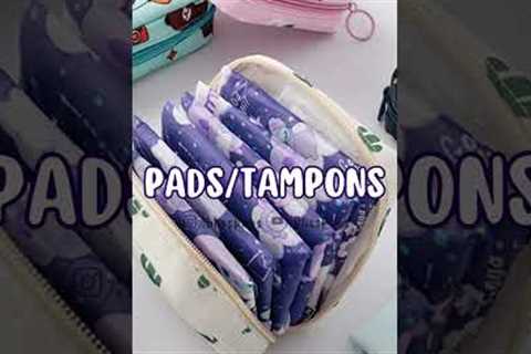 PERIOD KIT FOR SCHOOL 🏫❤✨