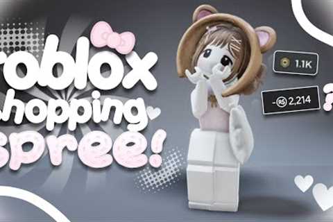 1.1k+ roblox shopping spree!! | @sxshim