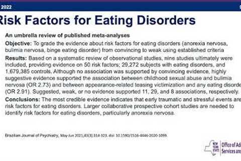 Learning Thursdays: Eating Disorders and Substance Use