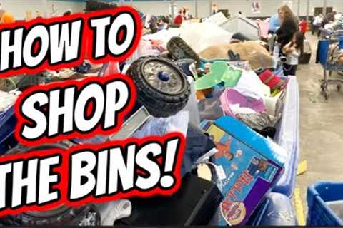 How To Shop The Bins | Tips for Shopping at The Goodwill Outlet | Thrift for Profit | Reselling