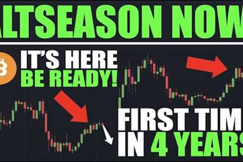 The FIRST TIME In 4 Years - An ALTCOIN SEASON Has Likely BEGUN!