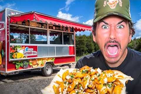 Eating at Food Trucks For 24 Hours...(DELICIOUS FOOD CHALLENGE)