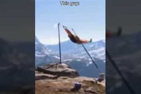 Yes the video is real and yes he survived uninjured 🤯#gymnast #olympics #sports #fails #sport #fail
